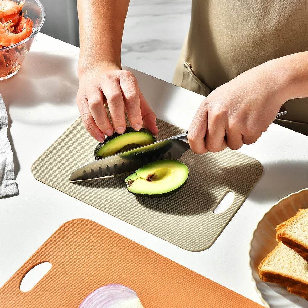 PP Non-Slip Square Chopping Board Easy-Clean Kitchen Tool Effortless Essentials