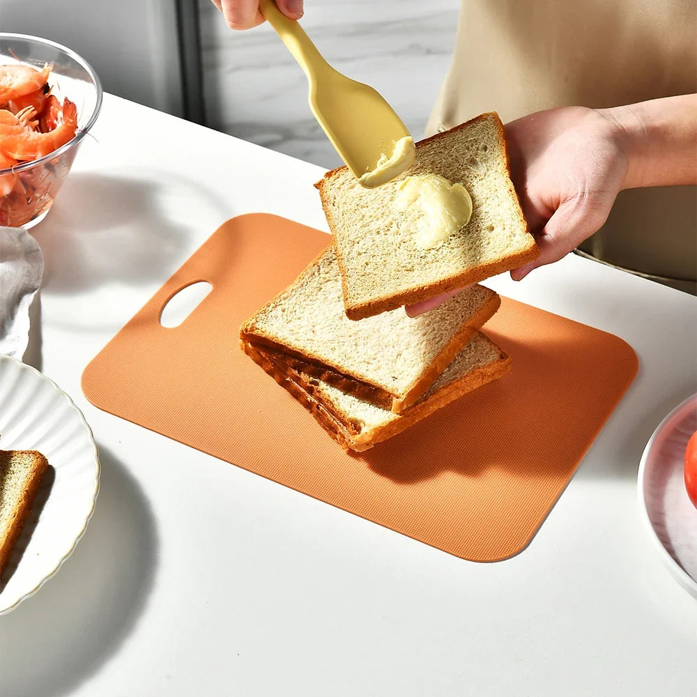 PP Non-Slip Square Chopping Board Easy-Clean Kitchen Tool Effortless Essentials