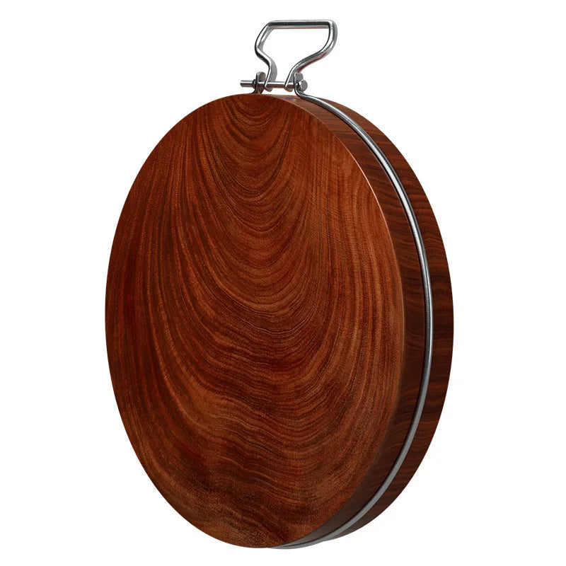 Solid Ironwood Round Thick Chopping Board Effortless Essentials