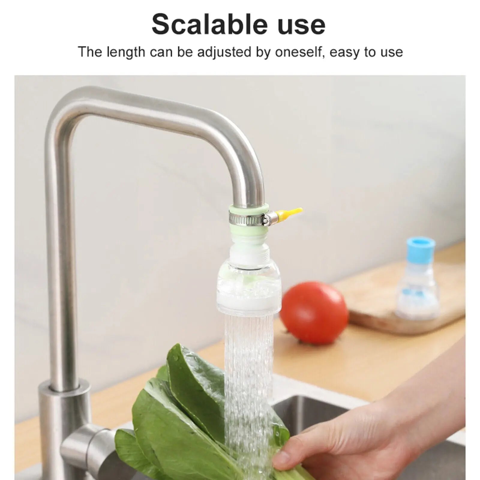 360° Rotation Kitchen Sink Faucet Extenders – Flexible Water Flow Made Easy Ignisio