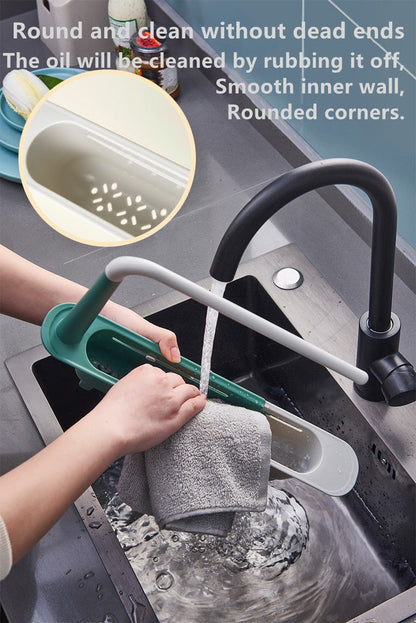 Telescopic Sink Rack – Adjustable Kitchen Organizer for Smart Storage Ignisio