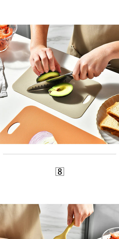 PP Non-Slip Square Chopping Board Easy-Clean Kitchen Tool Effortless Essentials