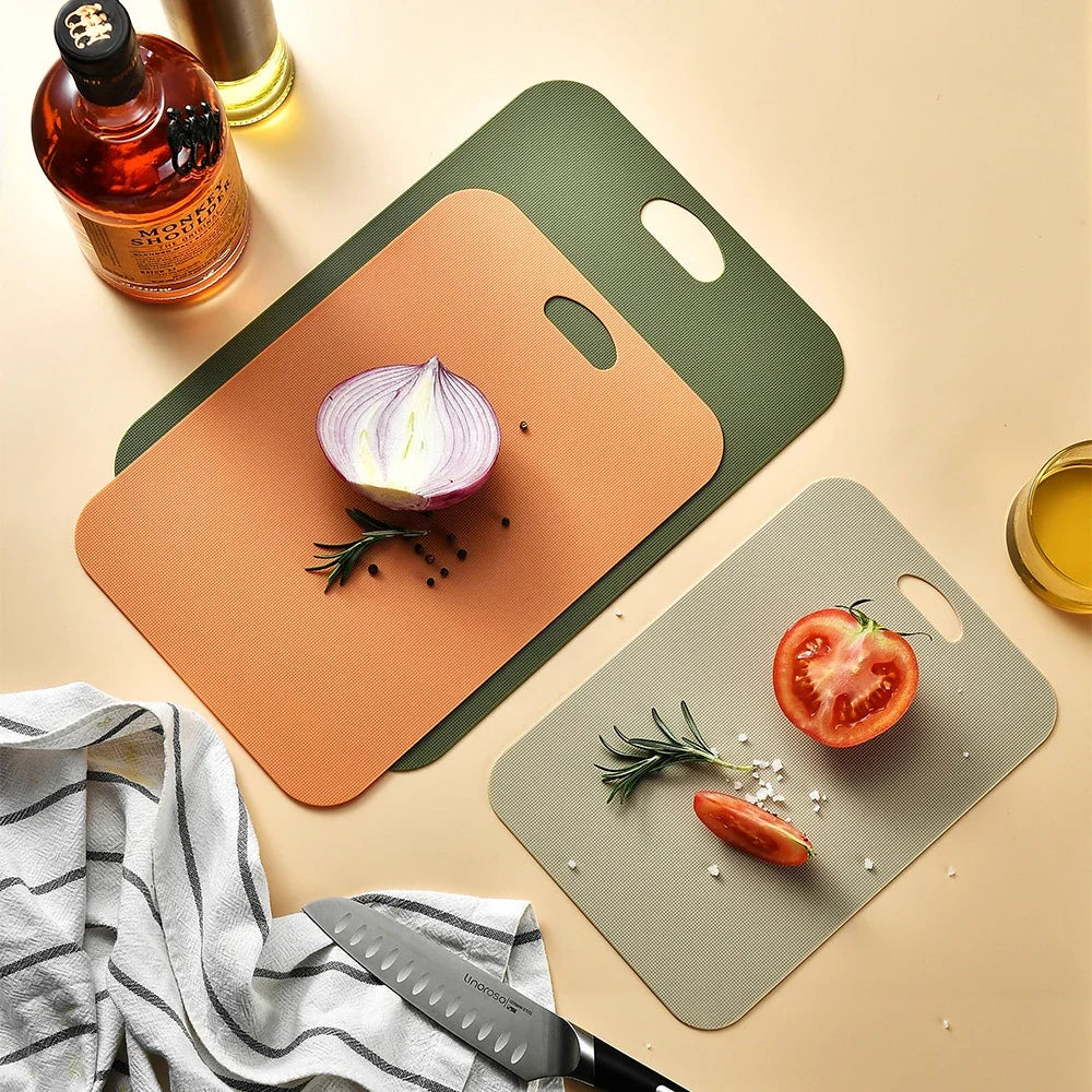 PP Non-Slip Square Chopping Board Easy-Clean Kitchen Tool Effortless Essentials