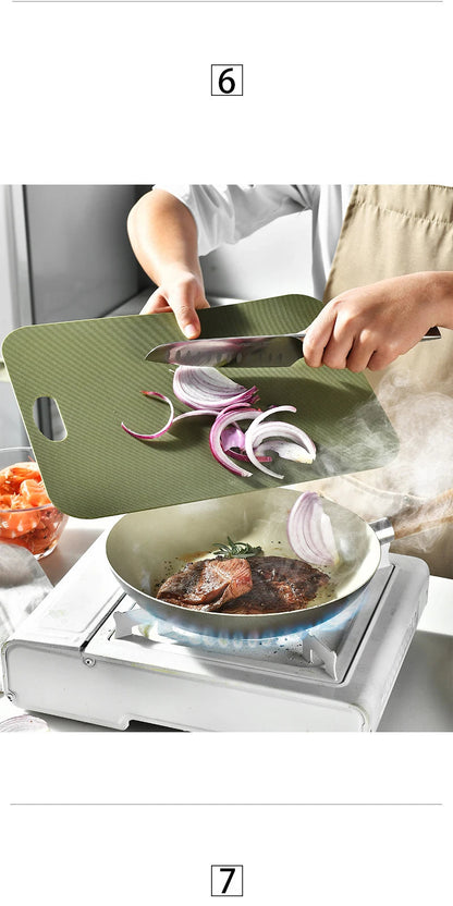 PP Non-Slip Square Chopping Board Easy-Clean Kitchen Tool Effortless Essentials