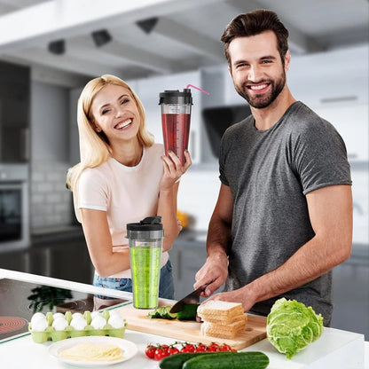 Ninja Replacement Cup with Lid &amp; Blade for Nutri Ninja Auto-iQ Effortless Essentials