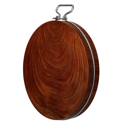 Solid Ironwood Round Thick Chopping Board Effortless Essentials