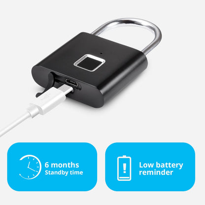 Fingerprint Lock – Smart Biometric Padlock for Keyless Security Beckett