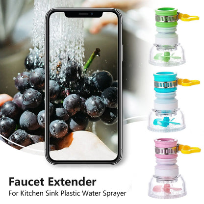 360° Rotation Kitchen Sink Faucet Extenders – Flexible Water Flow Made Easy Ignisio